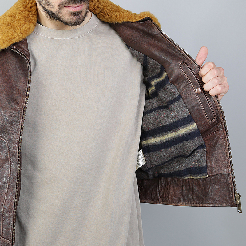 мужская коричневая куртка Lee Storm Jacket L919DDBX - цена, описание, фото 2